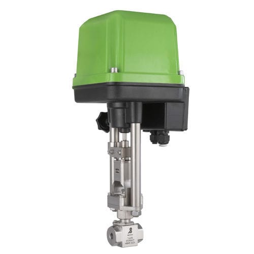 Válvula con actuador eléctrico - 7342 - Schubert & Salzer Control Systems GmbH - de cierre / para gas / roscada
