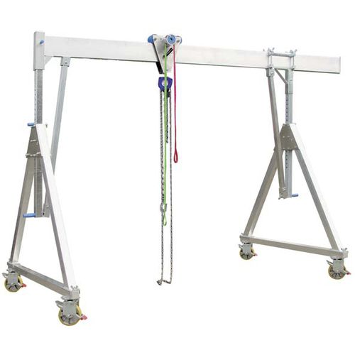 Pórtico con ruedas - CS-FKE series - Carl Stahl GmbH - para taller / de aluminio / monorriel