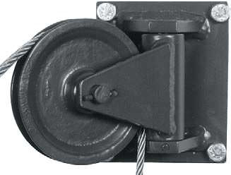 Polea pivotante - 7515 series - Carl Stahl GmbH - para cable de acero / cojinete