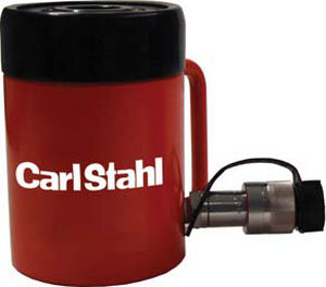 Cilindro hidráulico - HHS series - Carl Stahl GmbH - de simple efecto / con émbolo hueco
