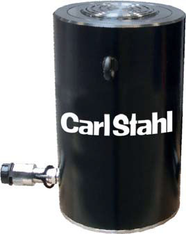 Cilindro hidráulico - HAS series - Carl Stahl GmbH - de simple efecto / de aluminio
