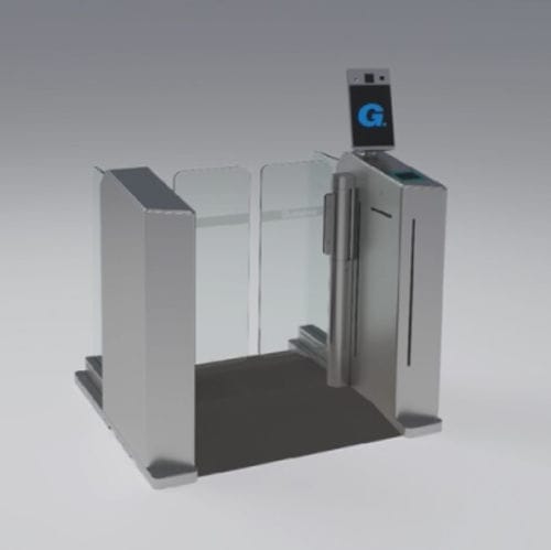 Portón abatible - AFL - Gunnebo - automatizado / compacto