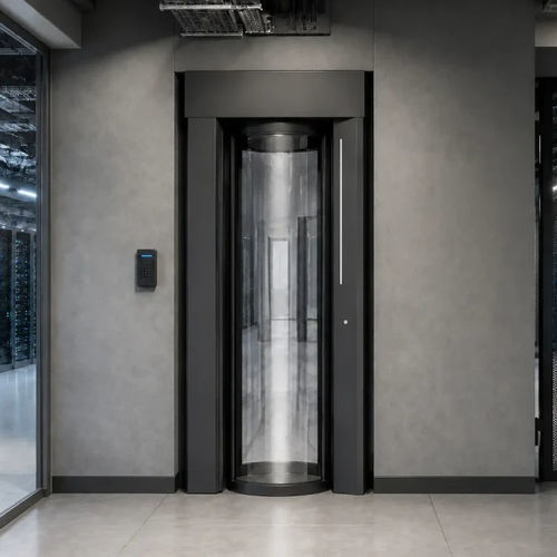 Puerta peatonal -  HiSec Nova - Gunnebo - de vidrio / para interior / de seguridad