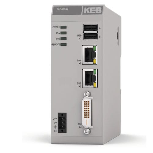 Controlador de automatismo en tiempo real para red Ethernet - C6 SMART - KEB Automation KG - RS232 / con E/S integradas