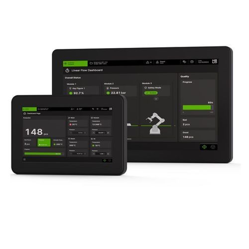 Interfaz hombre-máquina con pantalla multitáctil - C6 X1 series - KEB Automation KG - con tecnología capacitiva proyectada / con pantalla táctil capacitiva / de pared