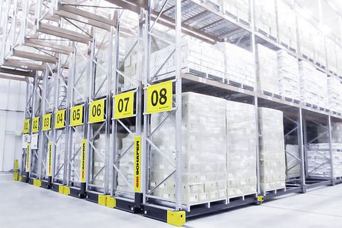 Sistema de estanterías para depósito de almacenamiento - SSI SCHÄFER - multi-almacenamiento / FIFO / compacto