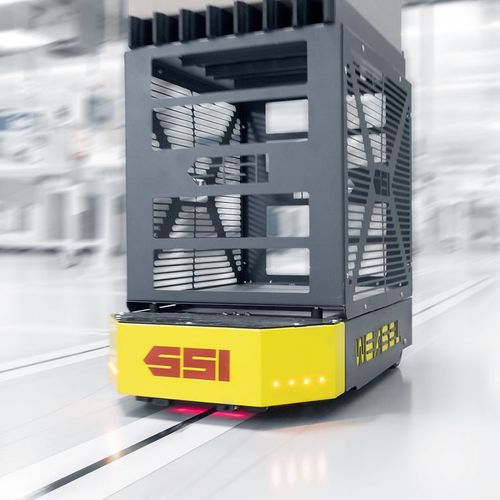 Vehículo de guiado automático de manipulación - WEASEL® - SSI SCHÄFER - de transporte / para almacén