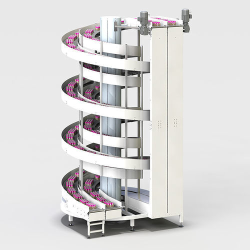 Transportador con cadena - APOLLO VTS B.V. - con doble carril / vertical / de espiral