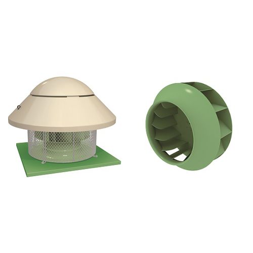 Ventilador de tejado - BT series - EUROVENTILATORI INTERNATIONAL - centrífugo / de evacuación / para aplicaciones químicas