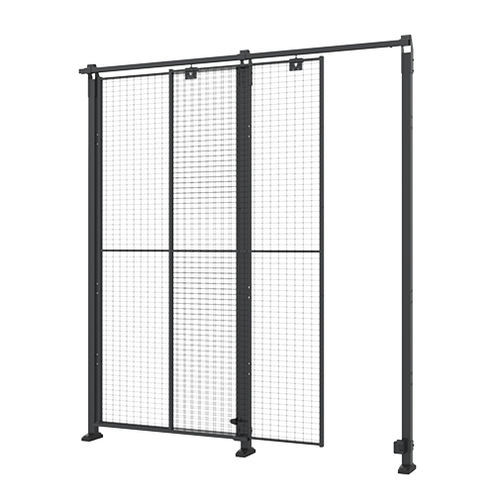 Puerta corredera - D20-XXX100 - AXELENT - con bisagra / para interior / de acceso