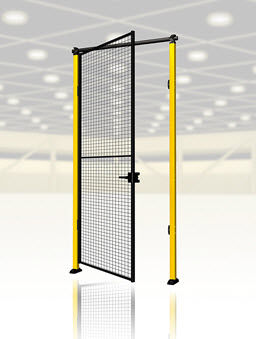 Puerta abatible - D series - AXELENT - de metal / industrial / para interior
