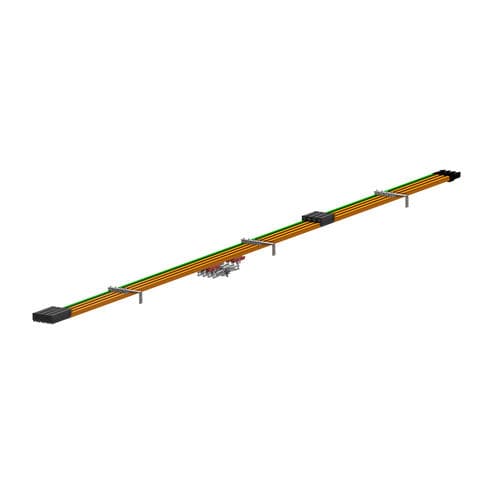 Riel conductor unipolar - Hevi-Bar II - Conductix-Wampfler - de aluminio / para alta potencia / modular