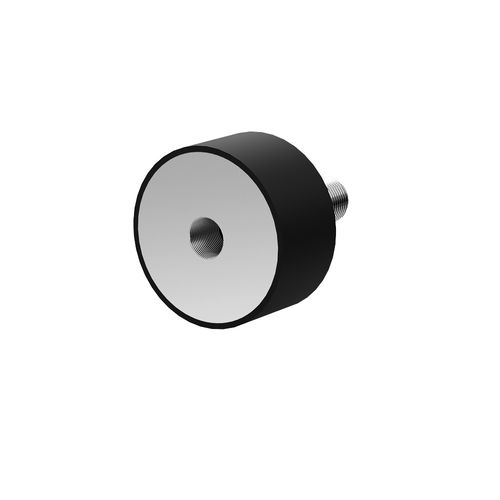 Bumper de caucho - 017211 series - Conductix-Wampfler - de acero / antichoques