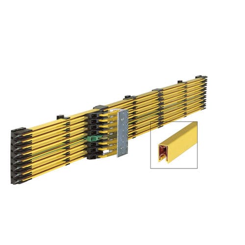 Riel conductor aislado - FlexLine 0815 - Conductix-Wampfler - unipolar / cerrado / compacto