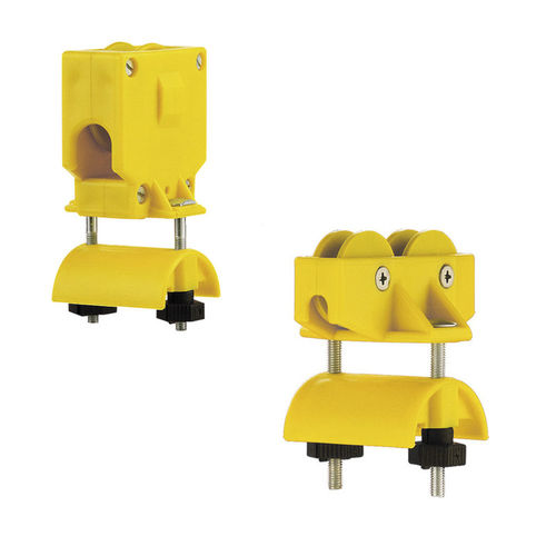 Carretilla portacable de plástico - Series 0210 Series - Conductix-Wampfler - de rodillos / redonda