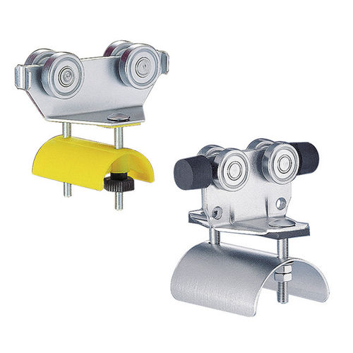 Carretilla portacable de acero - Series 0240 - Conductix-Wampfler - de plástico / plana / de rodillos