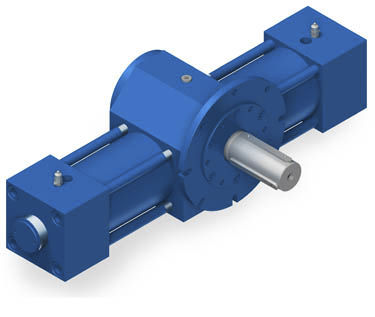 Actuador hidráulico - DEK1  - HKS Dreh-Antriebe GmbH - rotativo / de piñón cremallera / de doble efecto