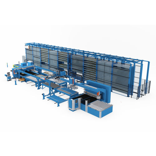 Almacenamiento automático vertical - Night Train FMS®  - PRIMA POWER - con estantes