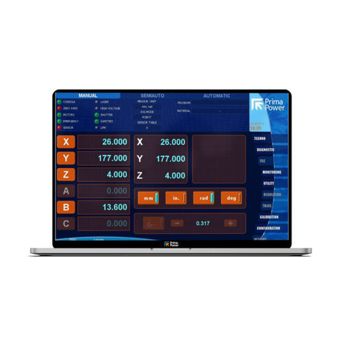 Software de gestión - P30L - PRIMA POWER - de interfaz / de calibración / de mando