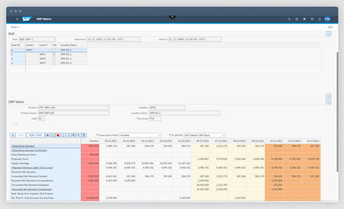 Software de SCM - S/4HANA Supply Chain - SAP - de planificación / de cadena de suministro / de red