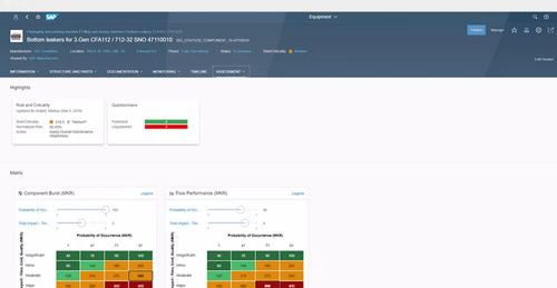 Software de gestión de activos - Asset Performance Management - SAP - para la gestión del rendimiento / de supervisión / de ingeniería