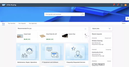 Software de gestión - Ariba Buying and Invoicing - SAP - de análisis / de interfaz / de calidad