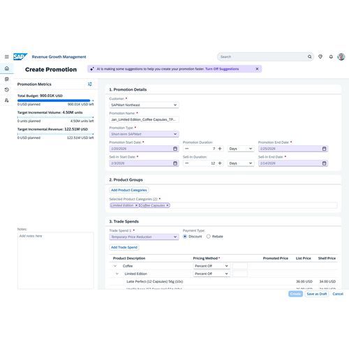 Software de gestión - J684 - SAP - de proceso / nube / inteligencia artificial