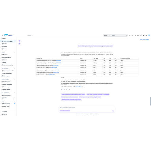 Software de proceso - J1177 - SAP - con inteligencia artificial