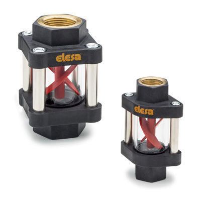 Ventanilla de observación de acero inoxidable - HVF - ELESA - de vidrio borosilicato / de latón