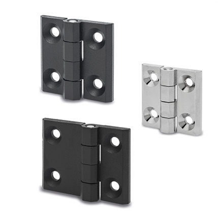 Bisagra plana - CMM - ELESA - de metal / atornillable / 90°