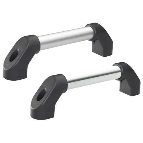 Manilla tubular - RHRS series - ELESA - de puerta / de poliamida / de tornillo