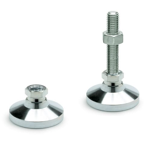Pie de máquina - LM series - ELESA - de acero inoxidable / de acero / de acero zincado