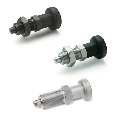 Posicionador retráctil de acero inoxidable - GN 617  - ELESA - de tecnopolímero