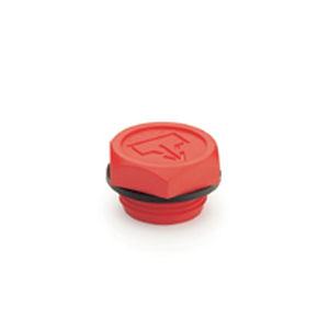 Tapón hexagonal - TSD - ELESA - roscado / de polietileno / de vaciado