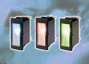 Indicador luminoso permanente - Arcolectric - montado en panel / rectangular