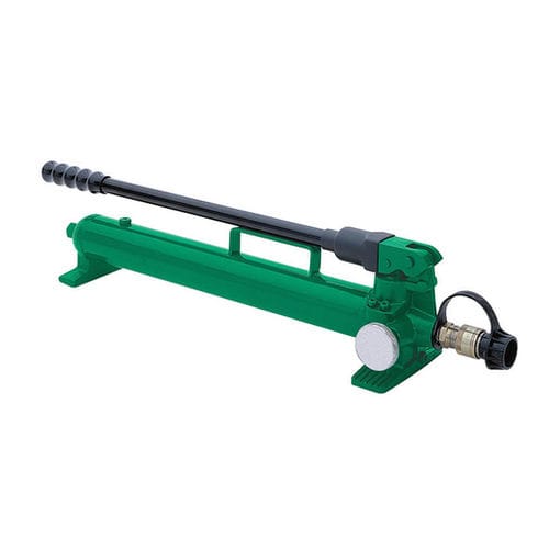 Bomba hidráulica de pistón - 7475H     - GREENLEE - de mano / compacta / con doble velocidad