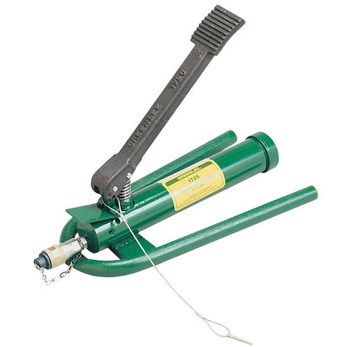 Bomba hidráulica de pistón - 1725 - GREENLEE - con pedal