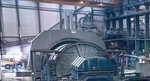 Molino para mineral - AG - Metso Corporation - de bolas / horizontal / automático