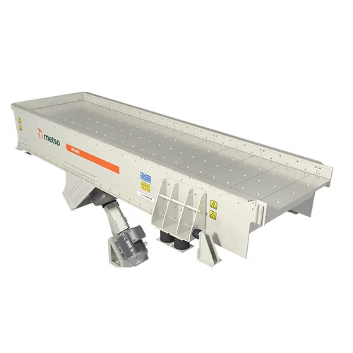 Alimentador lineal - PF series - Metso Corporation - vibratorio / móvil / de abrasivo