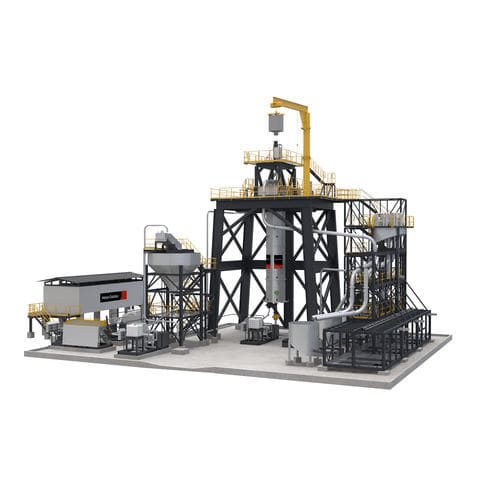 Molino vertical - HIGmill™ - Metso Corporation - para caliza / de rotor / compacto
