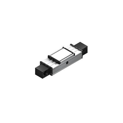 Guía lineal de rodillos - DLZ - Bahr Modultechnik GmbH - de aluminio / con transmisión por correa