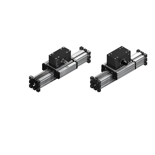 Unidad lineal de piñón y cremallera - ELZA / ELDZA - Bahr Modultechnik GmbH - eléctrica / de aluminio