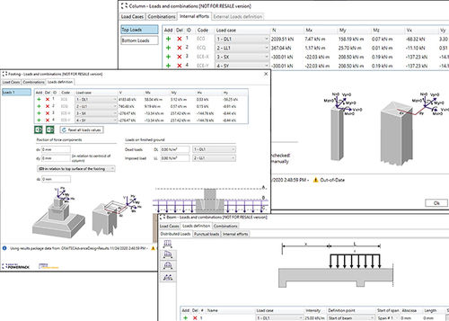 Software de ingeniería - PowerPack Rebar Design & Detailing - GRAITEC - de diseño / de modelización / para informes