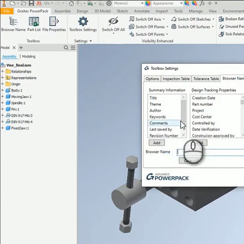 Software de gestión - PowerPack for Inventor® - GRAITEC - de simulación / de diseño / de modelización