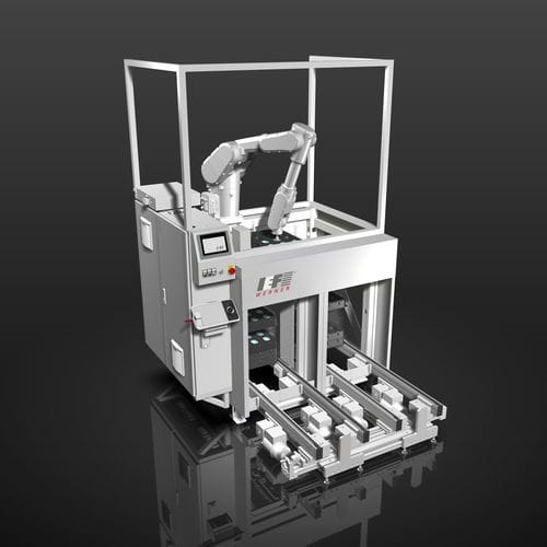 Paletizador-despaletizador robotizado - roboSTACK - IEF-Werner GmbH - para palés / de palés / de piezas para procesar