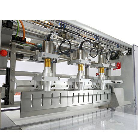 Máquina de corte con guillotina - Guillotine - Aasted - por ultrasonidos / para productos alimentarios / de hojas