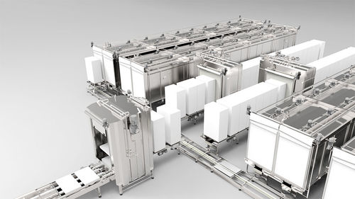 Apiladora para transporte - Alpma Alpenland Maschinenbau - para la industria alimentaria / para queso / enteramente automática