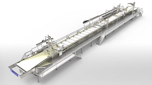 Línea de producción de queso queso de pasta dura - Alpma Alpenland Maschinenbau - queso cuajado / semiautomática / automática