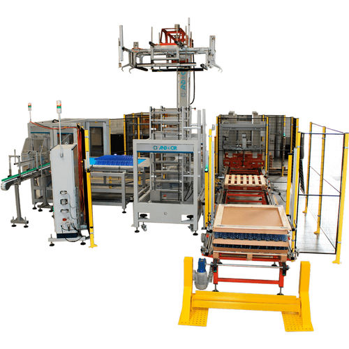 Paletizador robotizado - EMA series - AND & OR - por capas / para botellas / para la industria del embotellado
