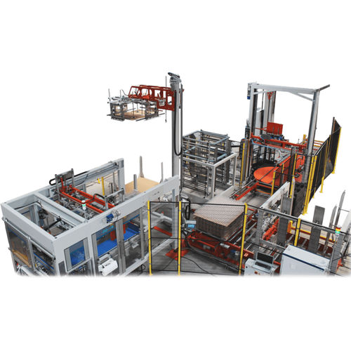 Embarquilladora paletizadora robotizada - ECA series - AND & OR - automática / para botellas / para la industria de moldeo por soplado